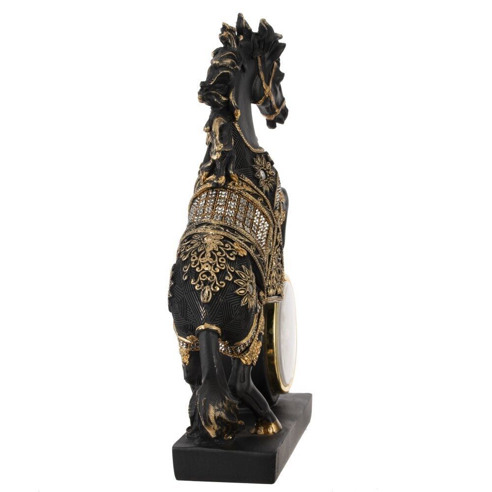 Фигурка декоративная Лошадь с часами L15 W5 H22 см 824464