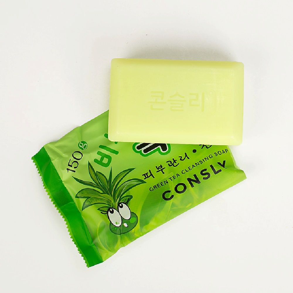 Мыло туалетное Consly Смягчающее с экстрактом зеленого чая 150 г