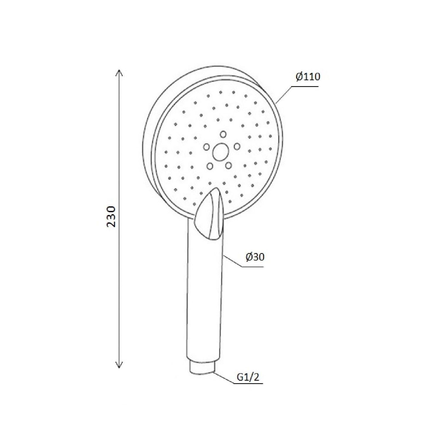 Лейка для душа Origin One 2.0 3 режима