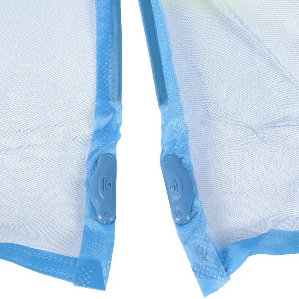 Штора антимоскитная на дверь 100х210 см на липучках микс 2024-6092