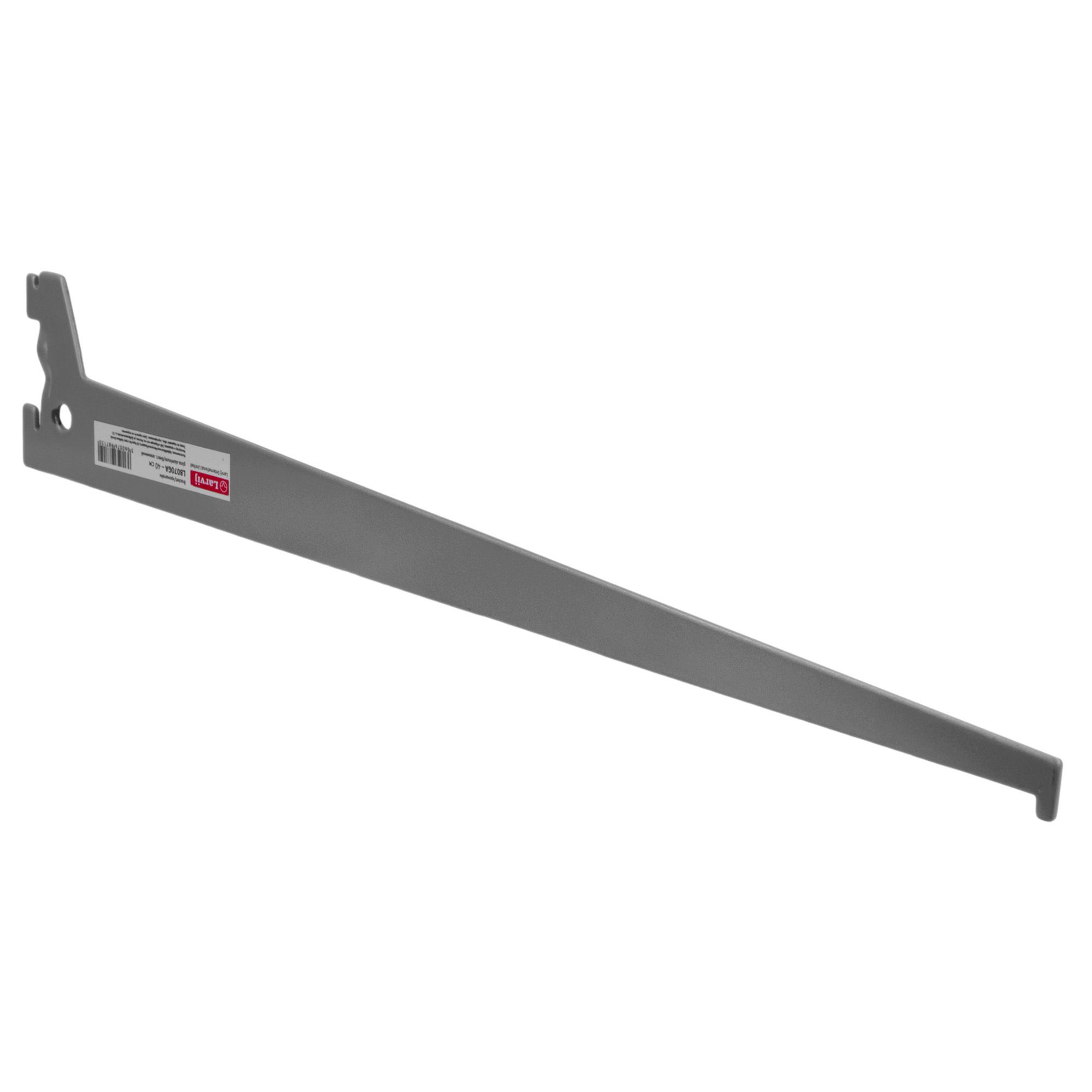 Кронштейн прямой 1 ряд 40см блест. алюмин.L8070GA