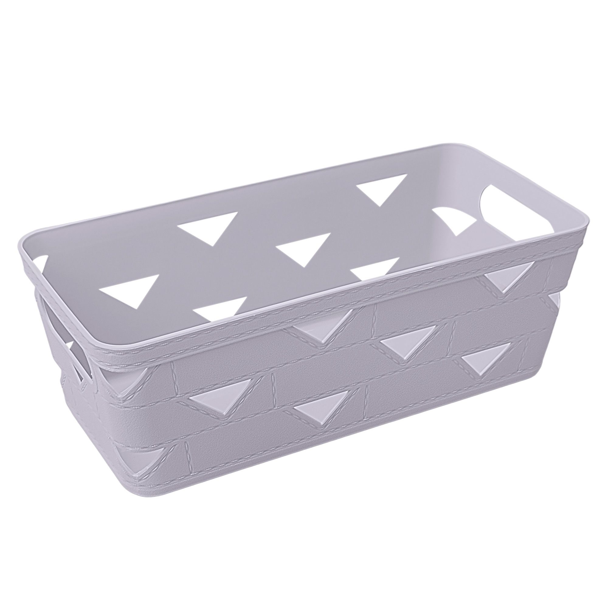 Корзина для хранения Лерберг 25,3х12,3х9 см пыльно-серая