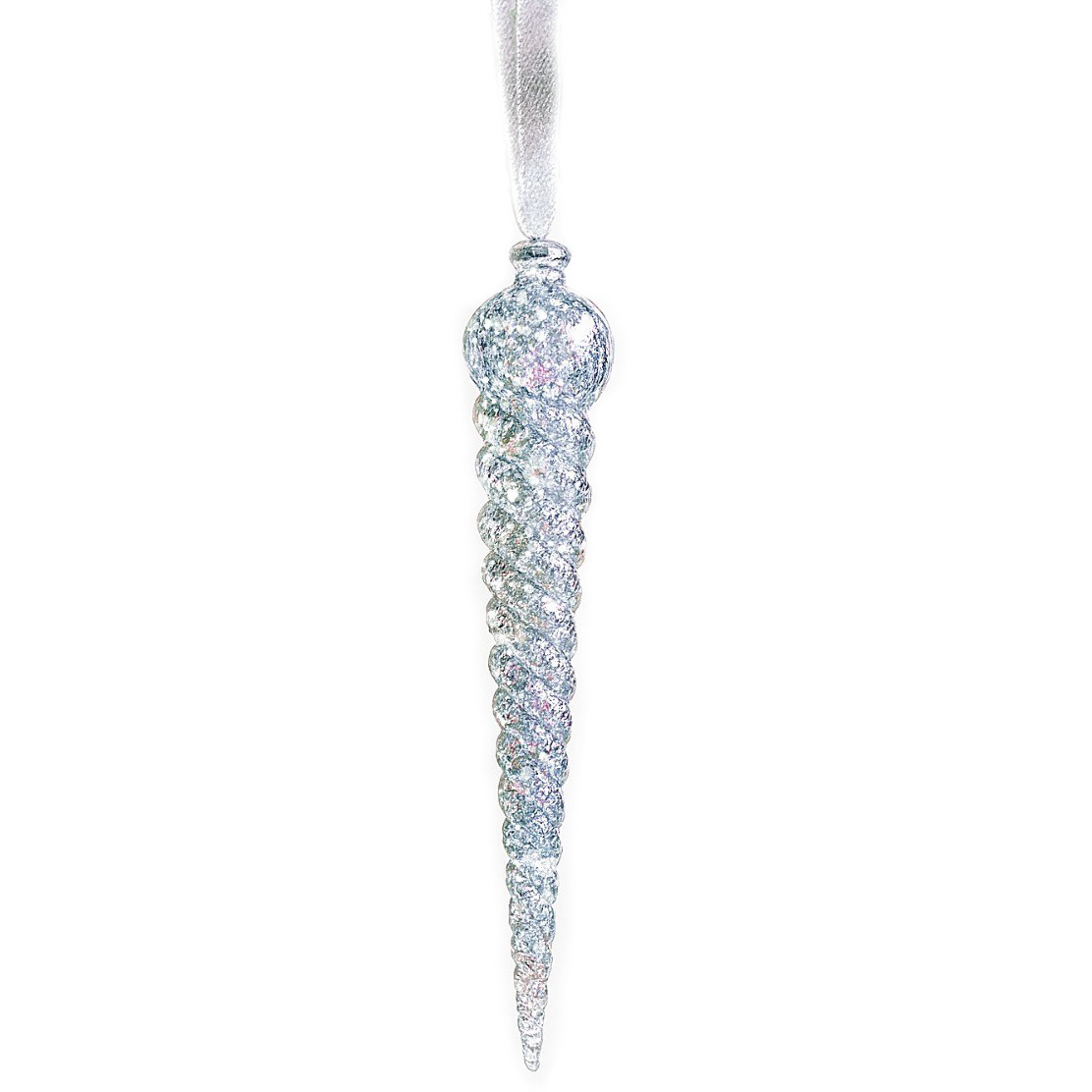 Игрушка елочная Моя Елочка Сосулька 22 см перламутр 2025-1158