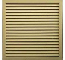 Решетка радиаторная ПВХ 600х600 мм Слоновая кость