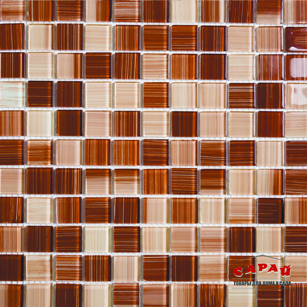 Мозаика BF007 PRO SAR MOSAIC 30*30 черно-серебрянный