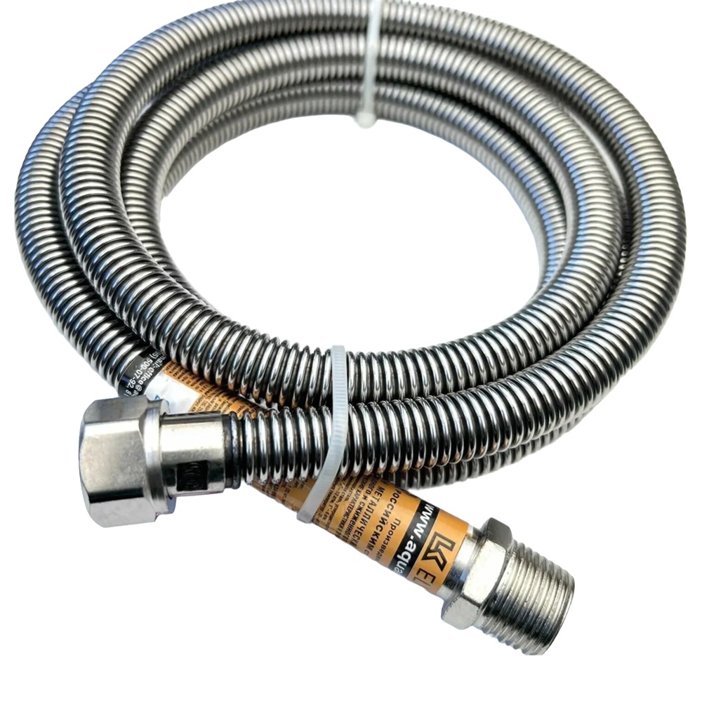 Подводка для газа сильфонная 1/2" 2 м ВР/НР Elka