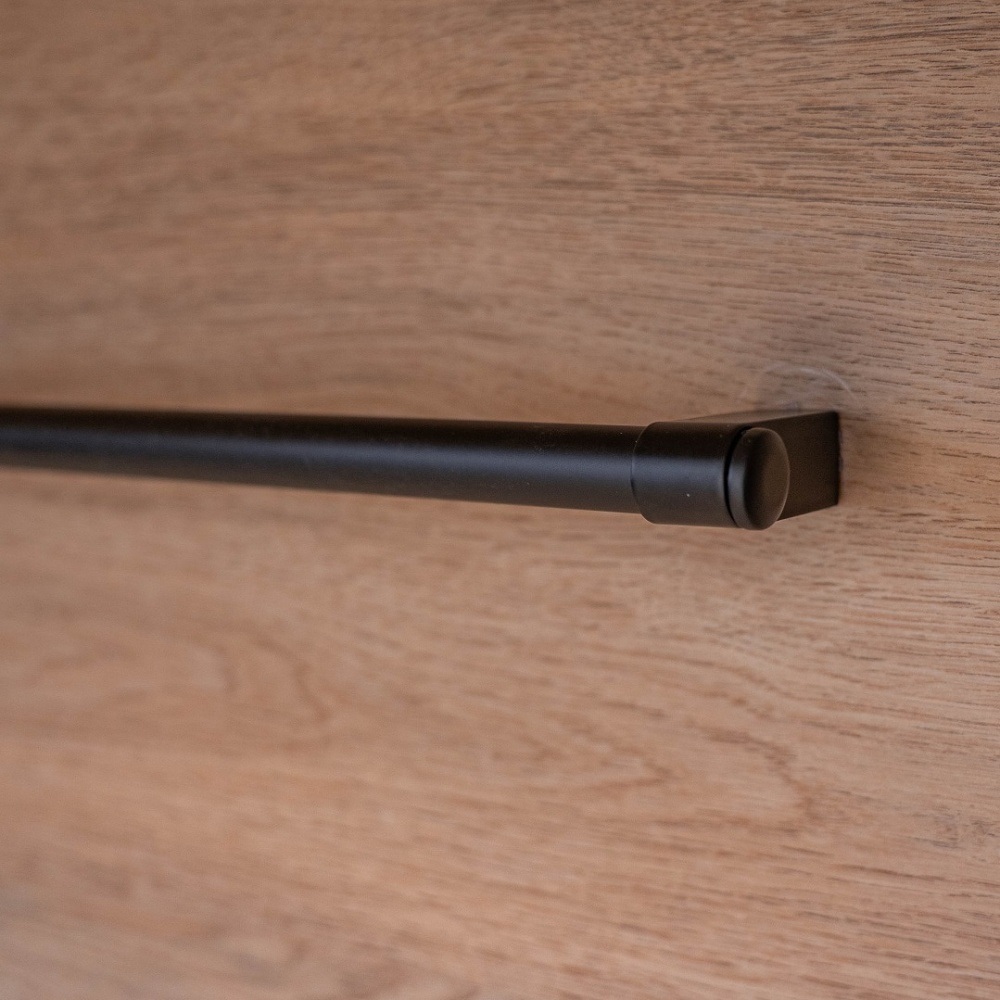 Держатель для рейлинга модерн черный матовый