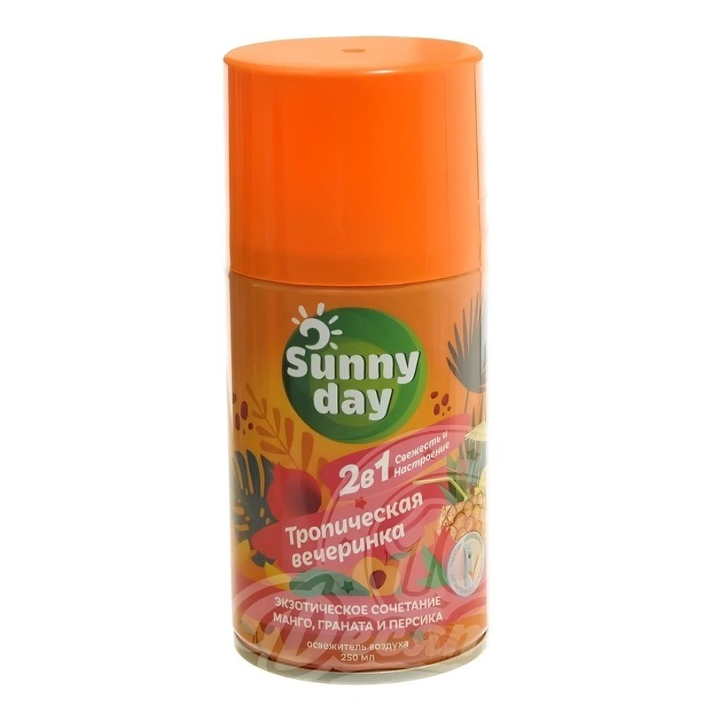 Освежитель воздуха Sunny Day Тропическая вечеринка 250 мл сменный баллон