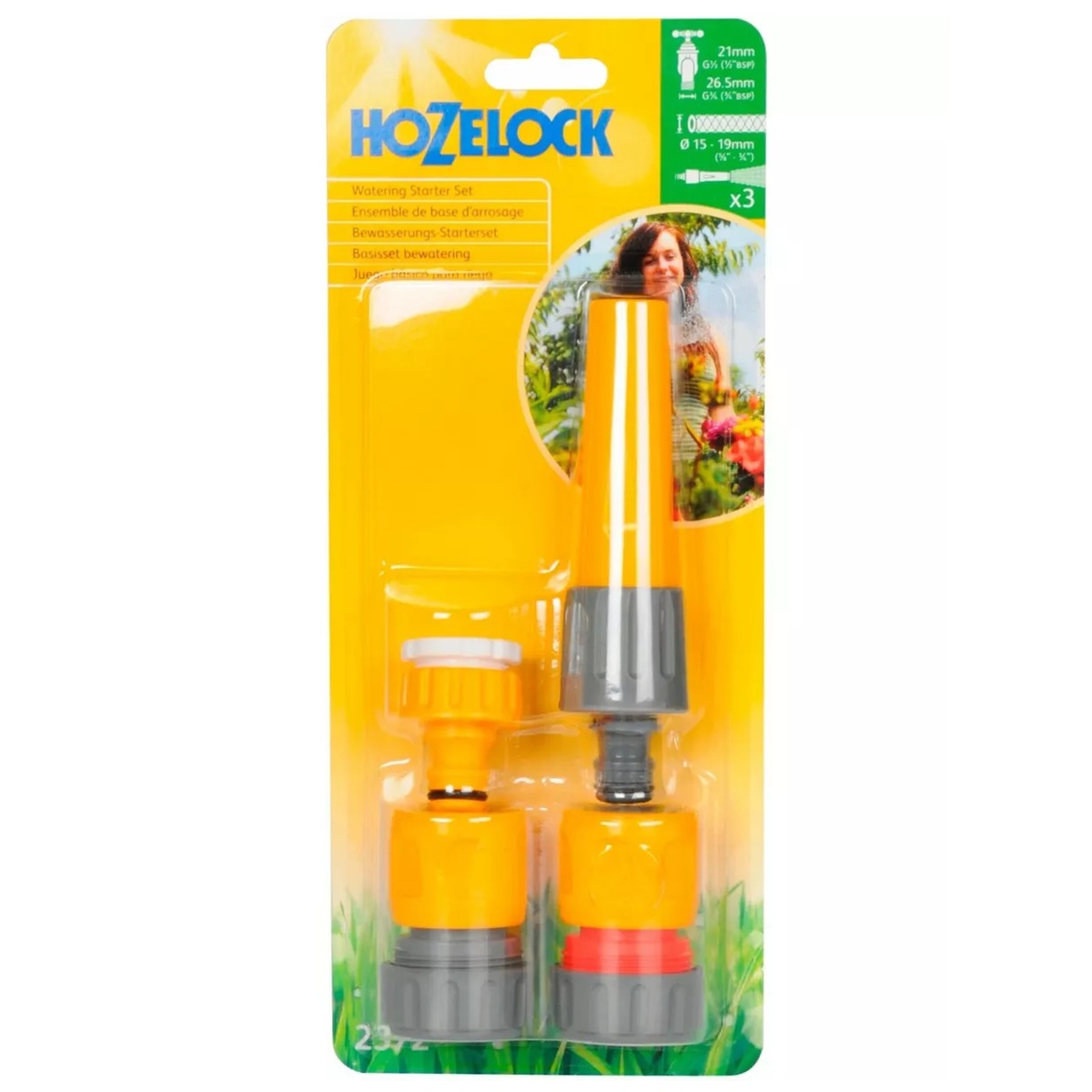 Набор для подключения шланга 1/2", 3/4" HoZelock 2372