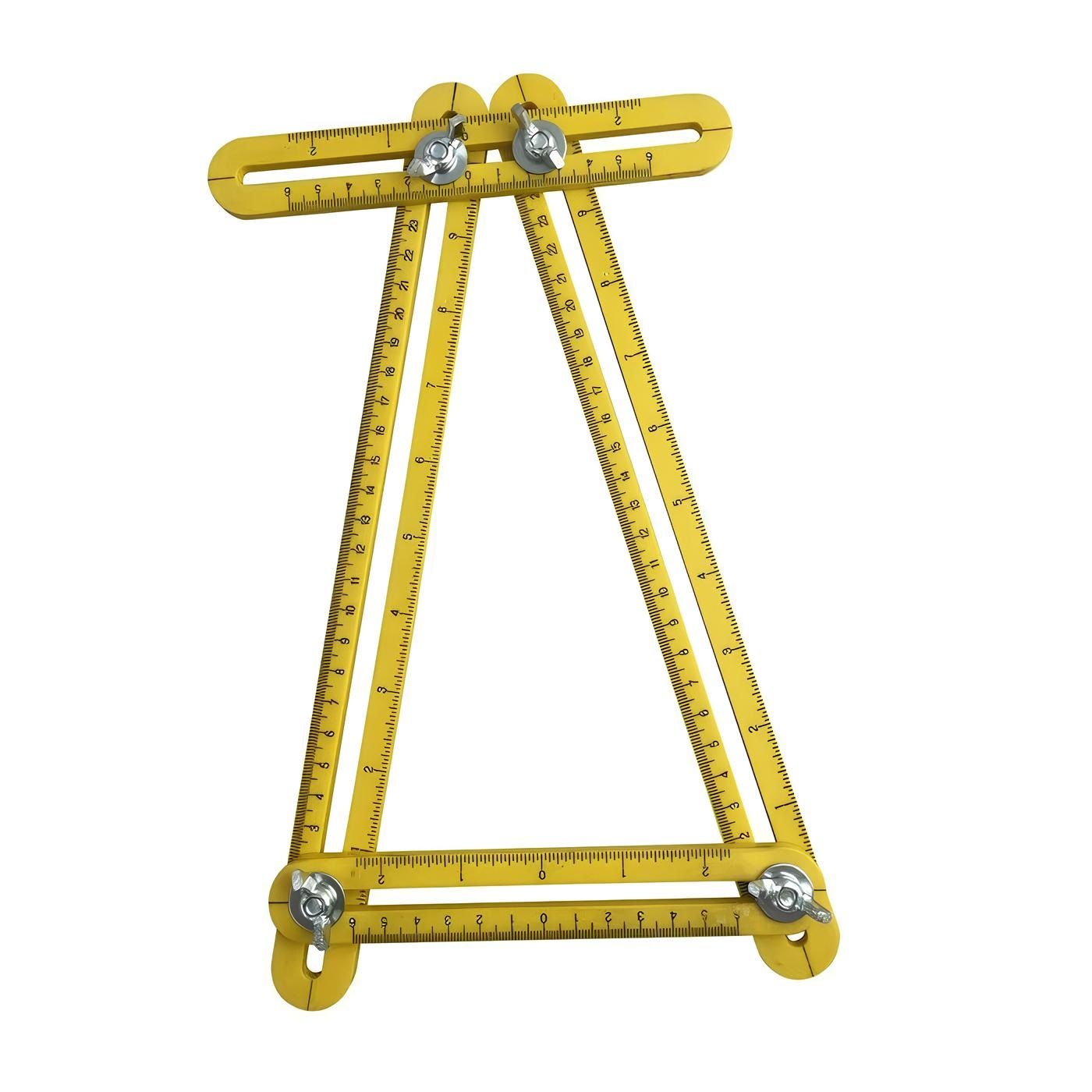 Шаблон копировальный складная линейка 250мм х 120мм пластик