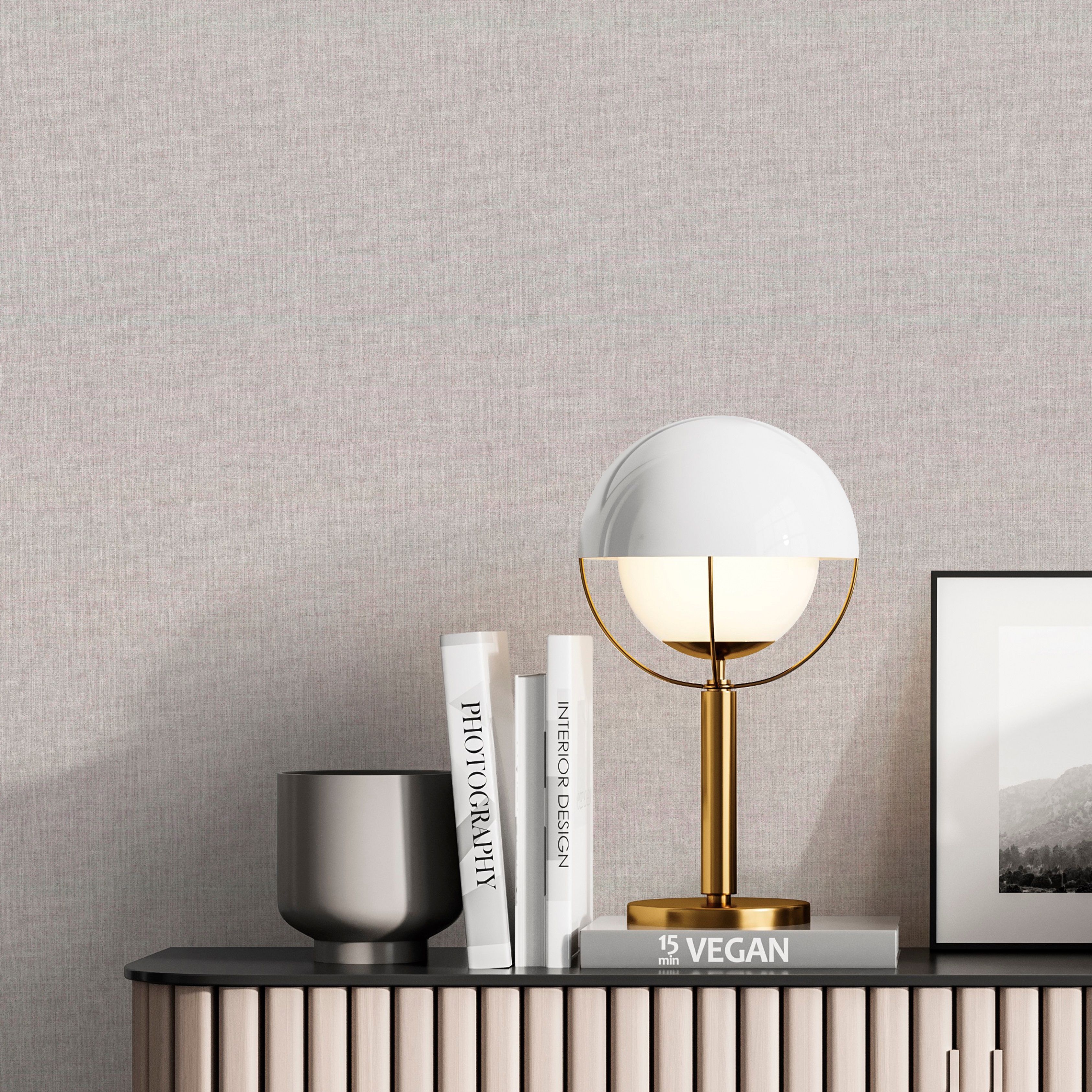 Обои Артекс Наоми 11296-04 серые рогожка 1,06х10,05 м