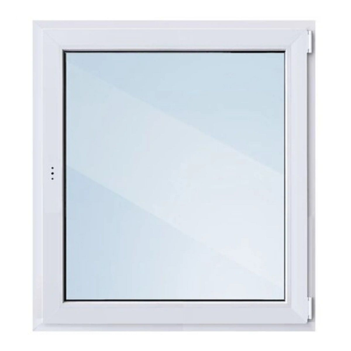 Окно ПВХ 500х570 мм ПВХ комплект 32 мм 2 камеры ВИТРИНА+ белое