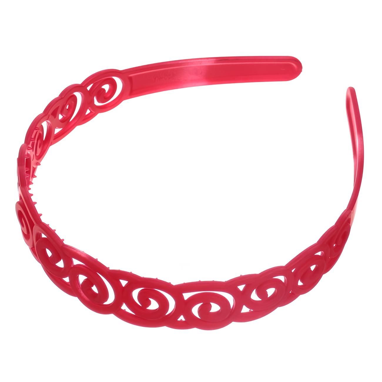 Ободок для волос Province-Emily вензеля пластиковый 2,5 см