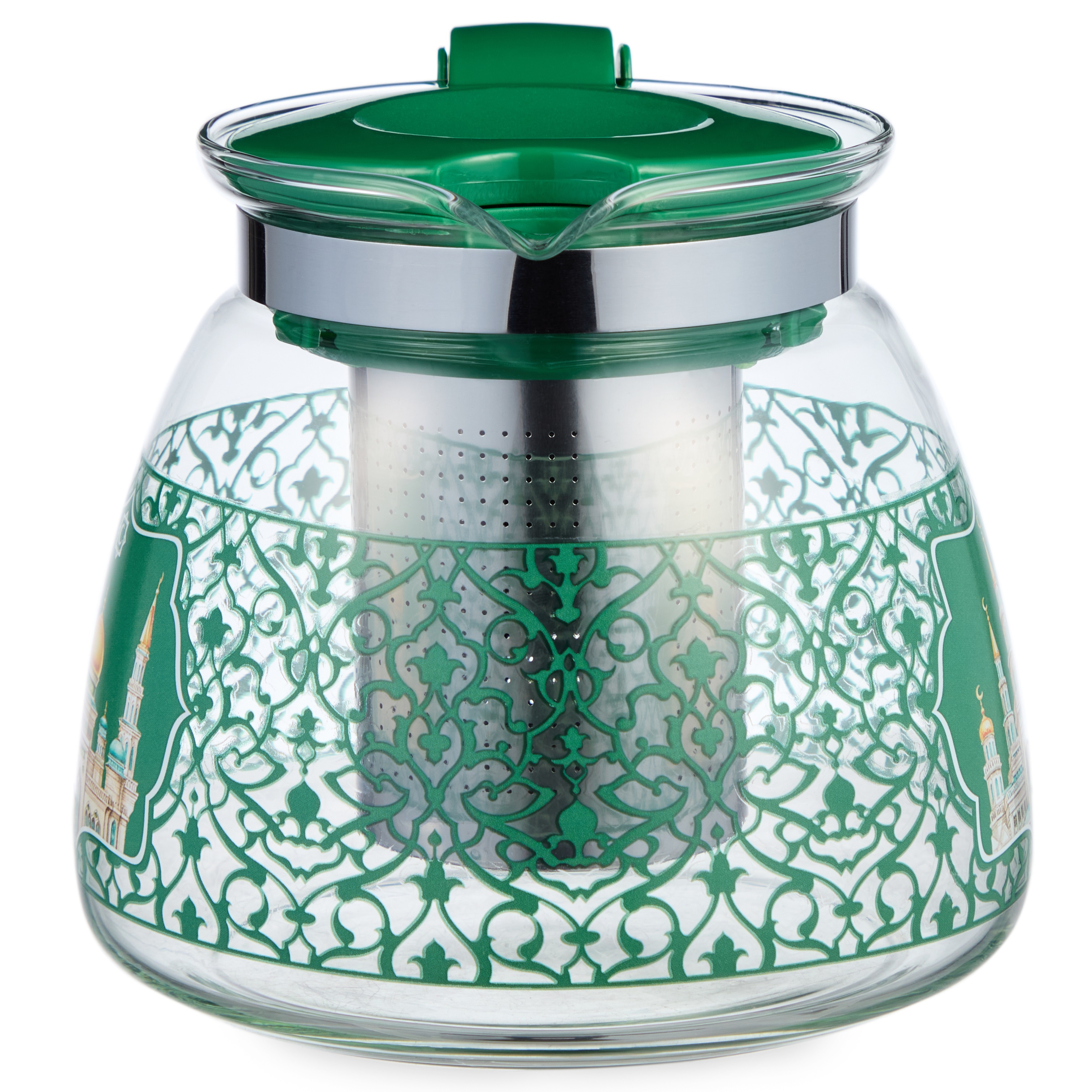 Чайник заварочный Agness Сура 900 мл стеклянный