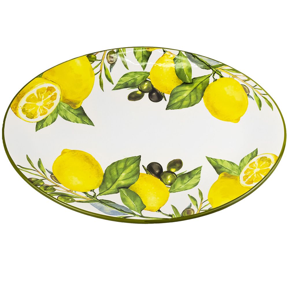 Блюдо овальное Agness Лемон три 31,5х25,5х3 см 358-1551