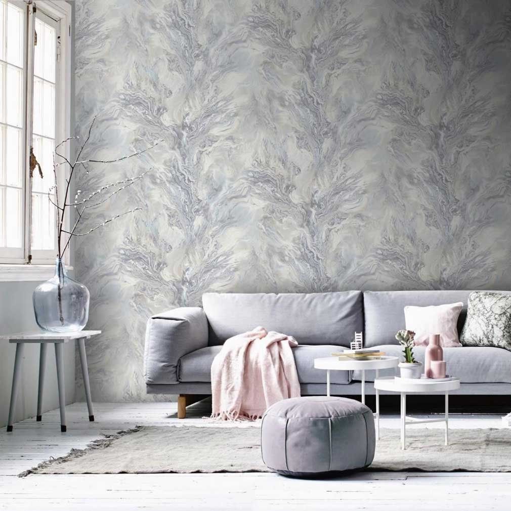 Обои GrandecoForYou River R112103 серые абстракция 1,06х10,05 м