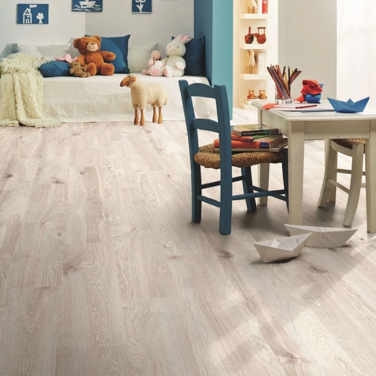 Ламинат 32 класс Kronospan Castello Classic K396 Дуб Парящий 1285х192х8 мм 2,22 м2