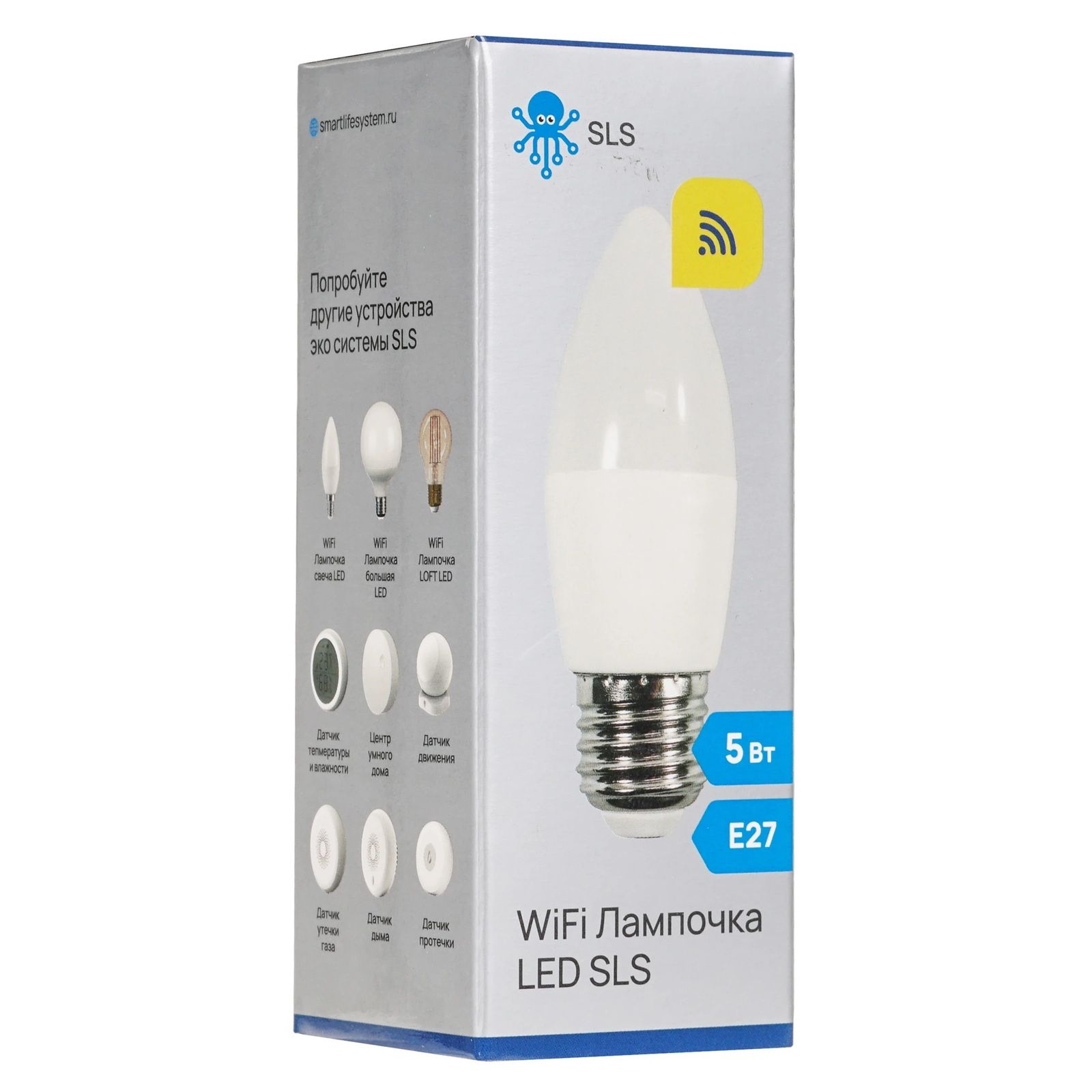 SLS Лампа LED-06 RGB E27 WiFi white