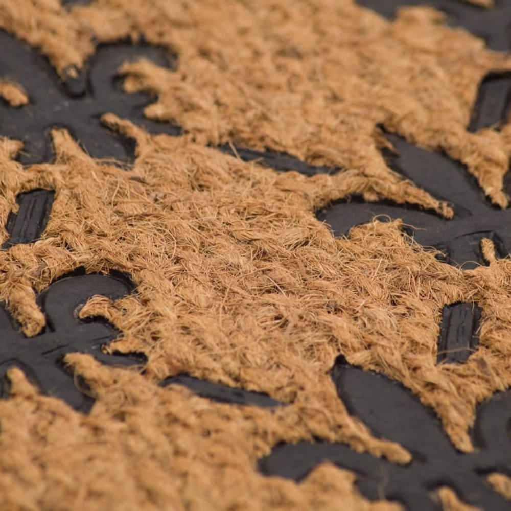 Коврик кокосовый на резиновой основе Классический 40x60 см