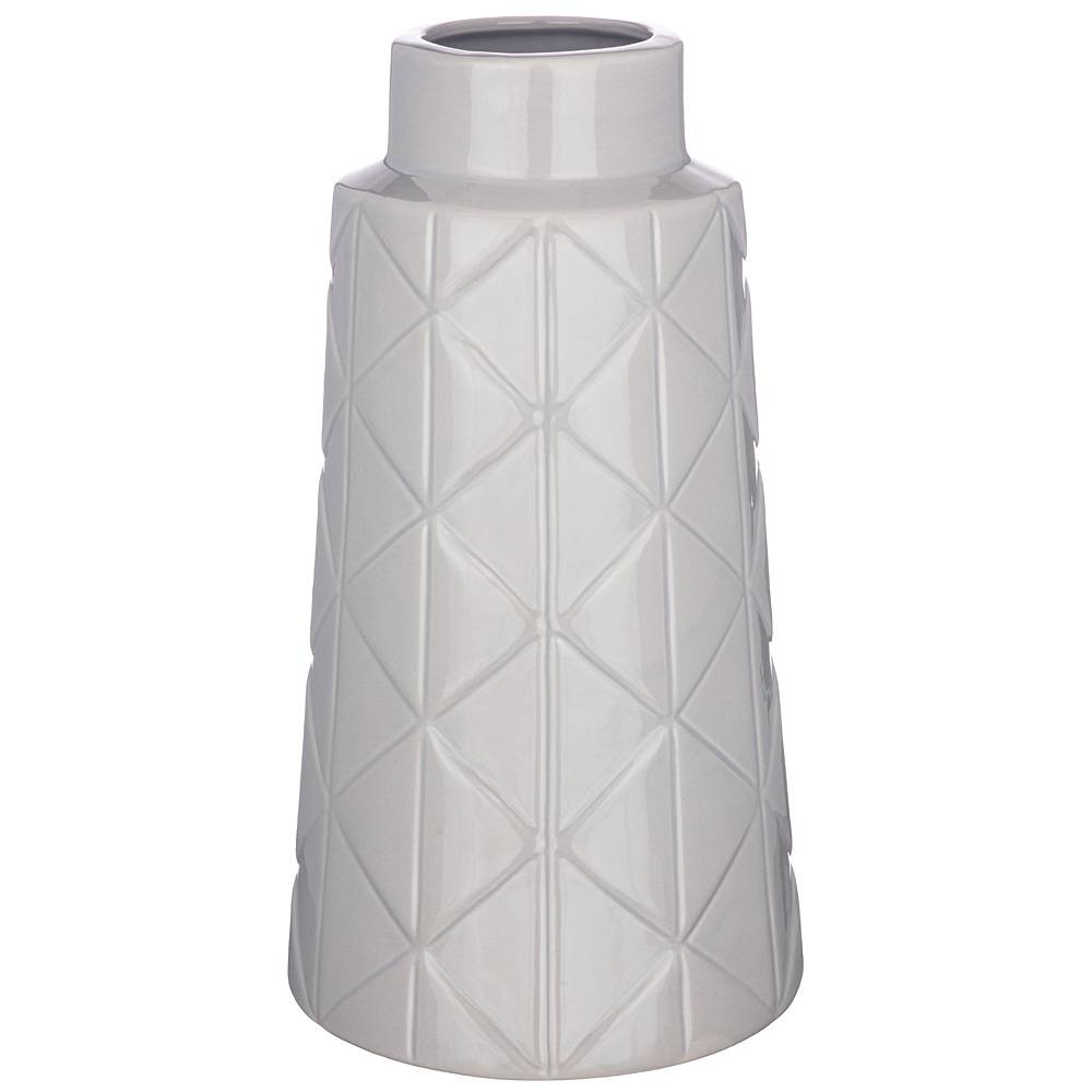 Ваза для цветов бежевая глазурь 34 см 110-1019