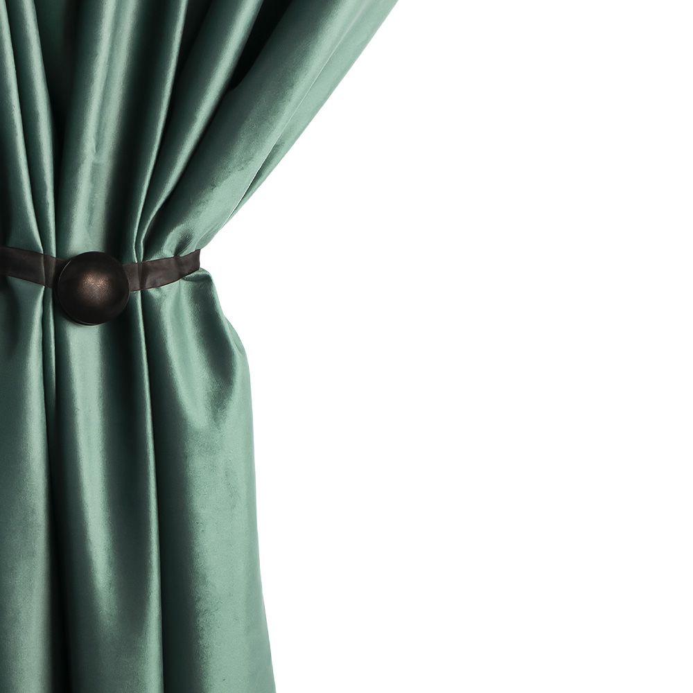 Клипса с магнитом на ленте молочный 38мм 2шт R12