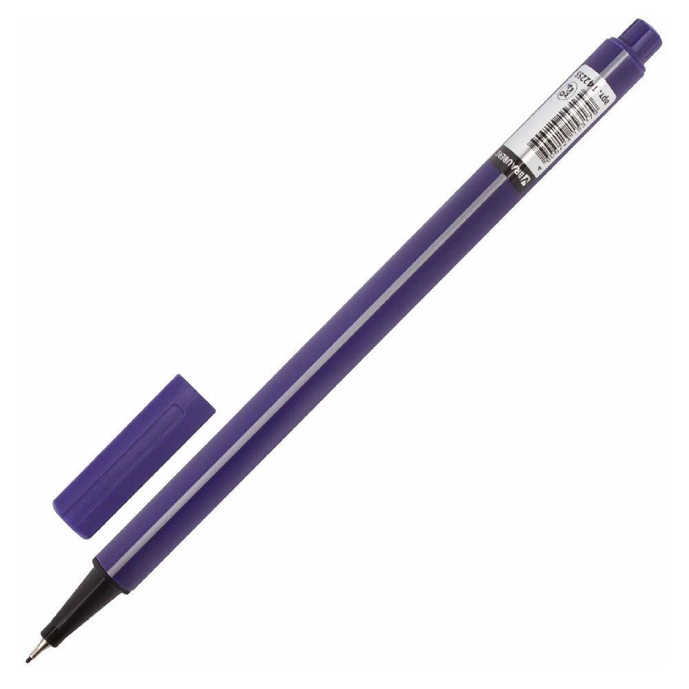 Ручка капиллярная (линер) Brauberg Aero фиолетовая трехгранная 0,4 мм