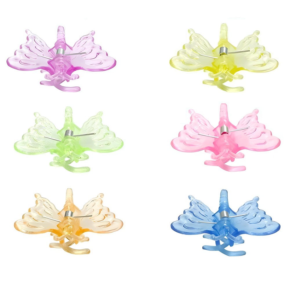 Клипсы для орхидей бабочка (6 шт) LIE09006