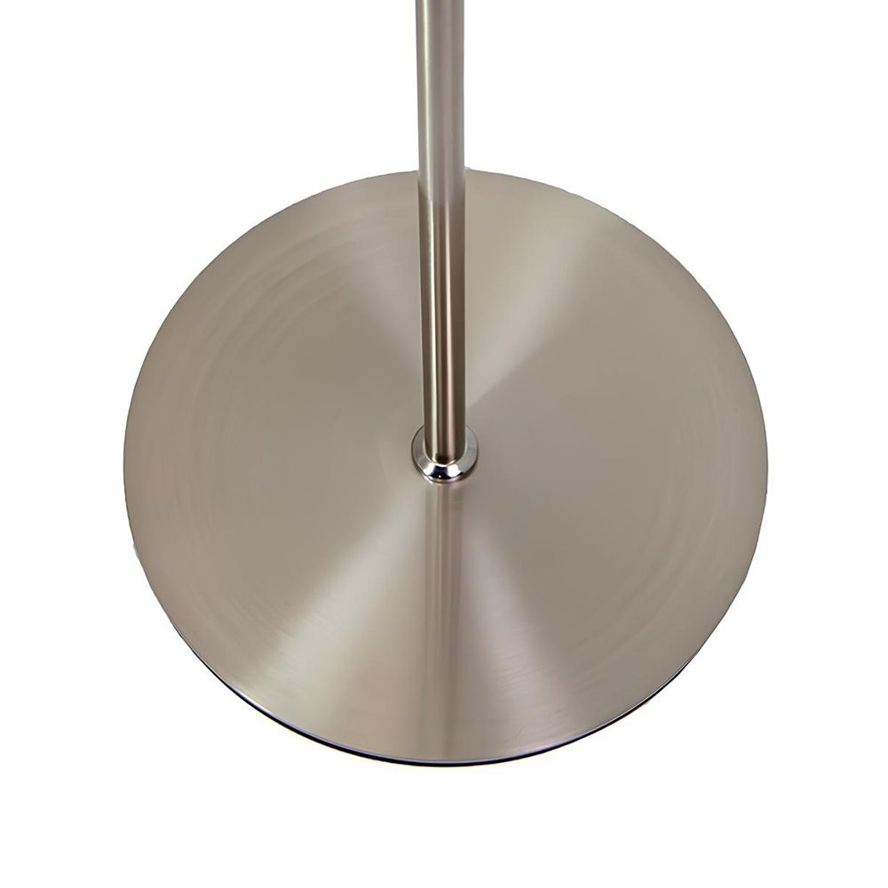 Торшер с двумя плафонами МТ2015 60Вт Е27 78-156 см никель