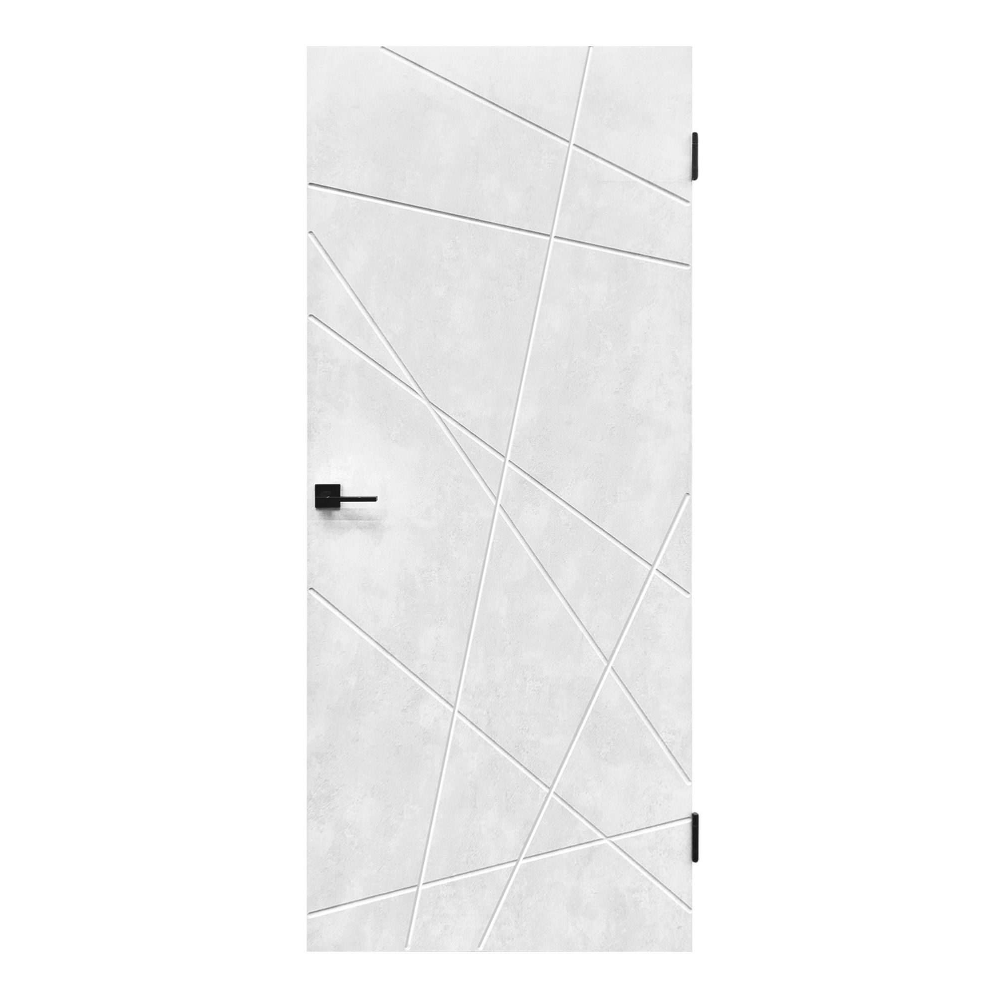 Полотно дверное GEOMETRY-1 Бетон снежный ПГ х 800
