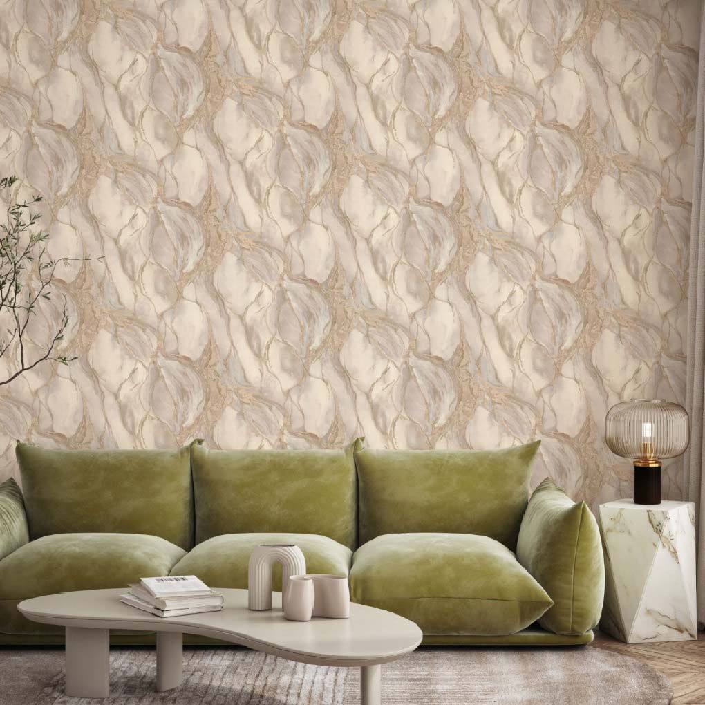 Обои 7222-02 Euro Decor 1,06х10 м Mineral бежевый