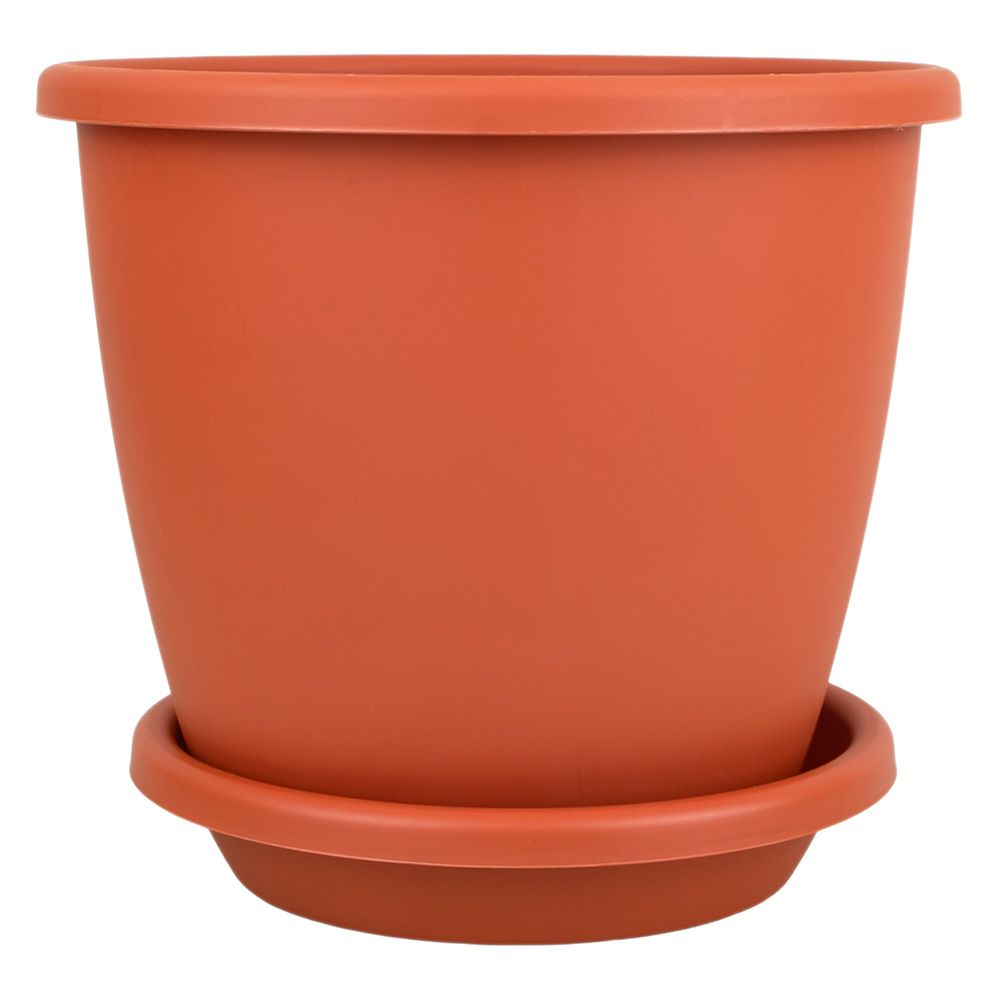 Горшок цветочный Афина коричневый 1,1 л