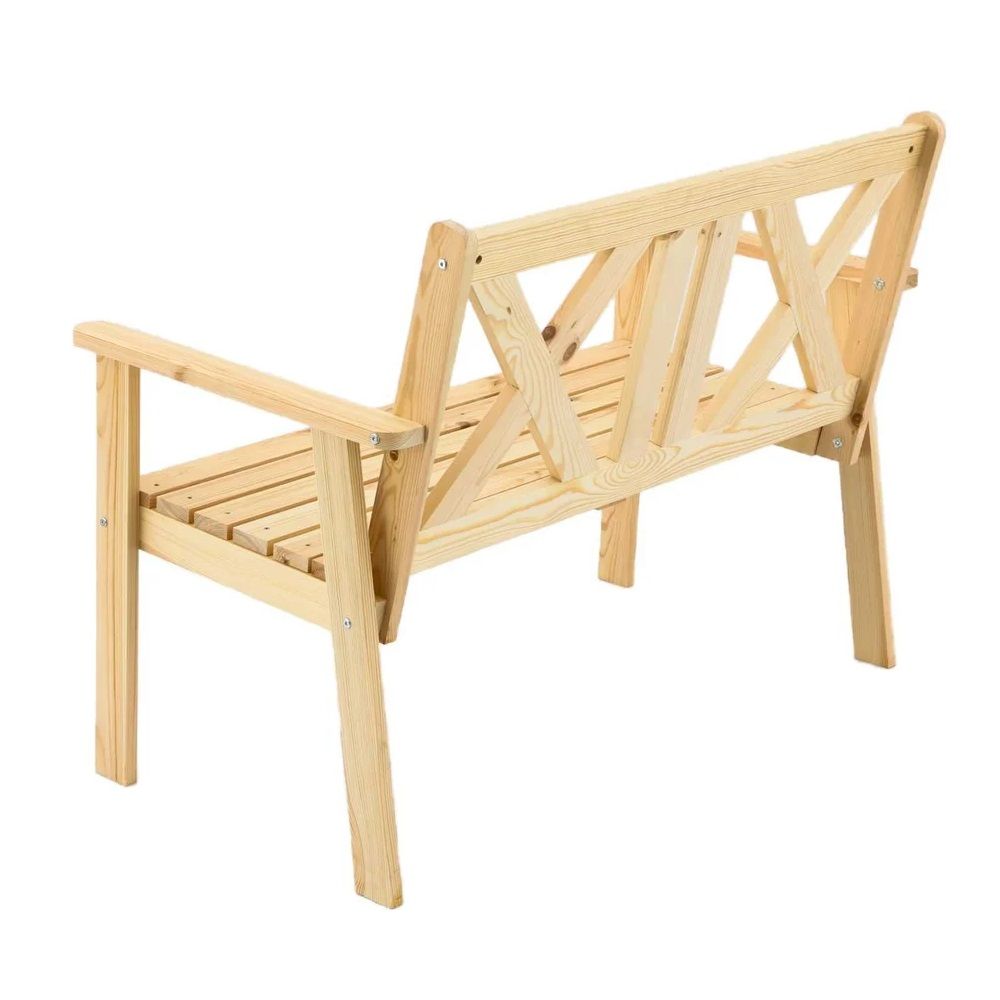 Скамейка окрашенная дерево Копенгаген-Тренд 1150х610х860 мм