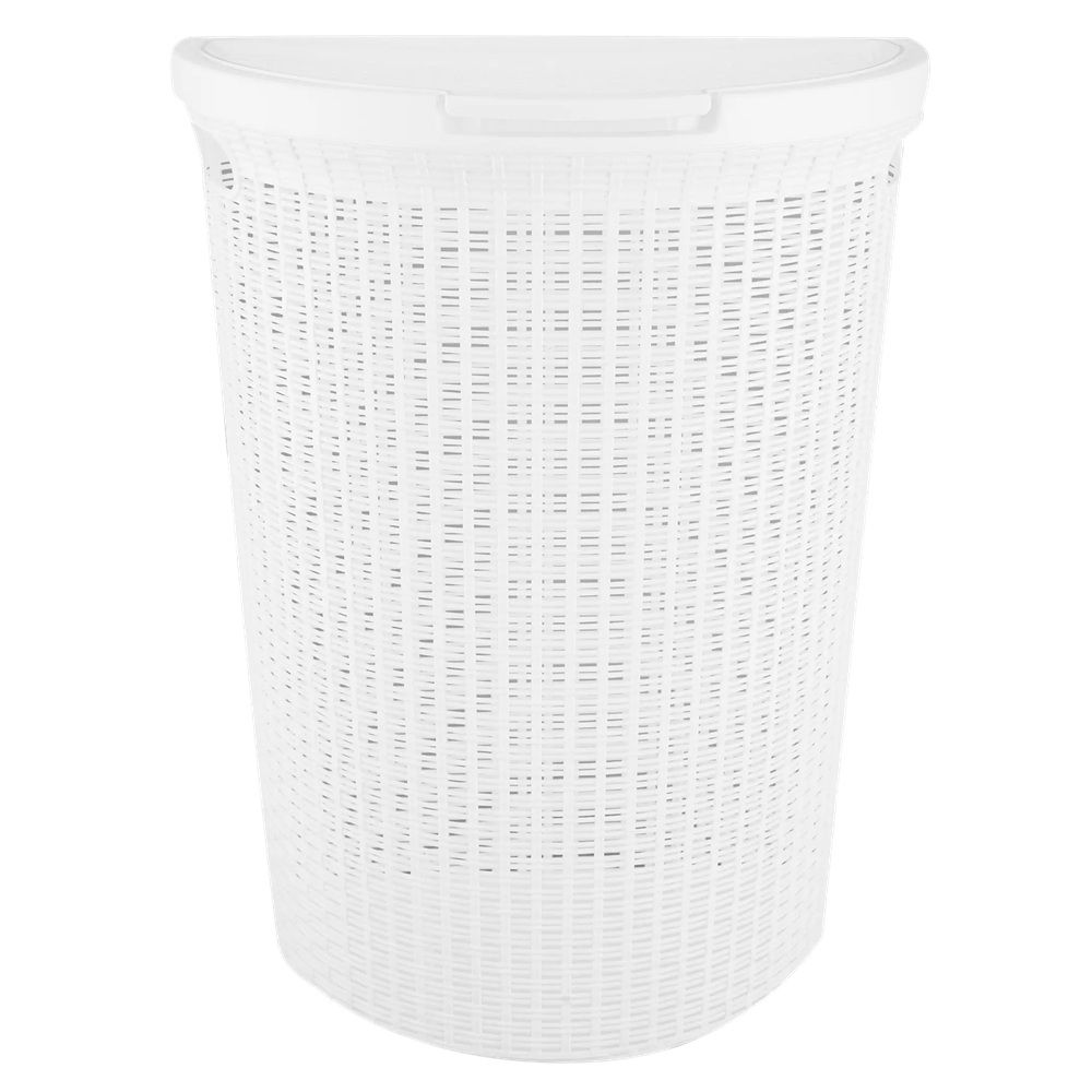 Корзина для белья Eco style 46х26,5х61 cм белая