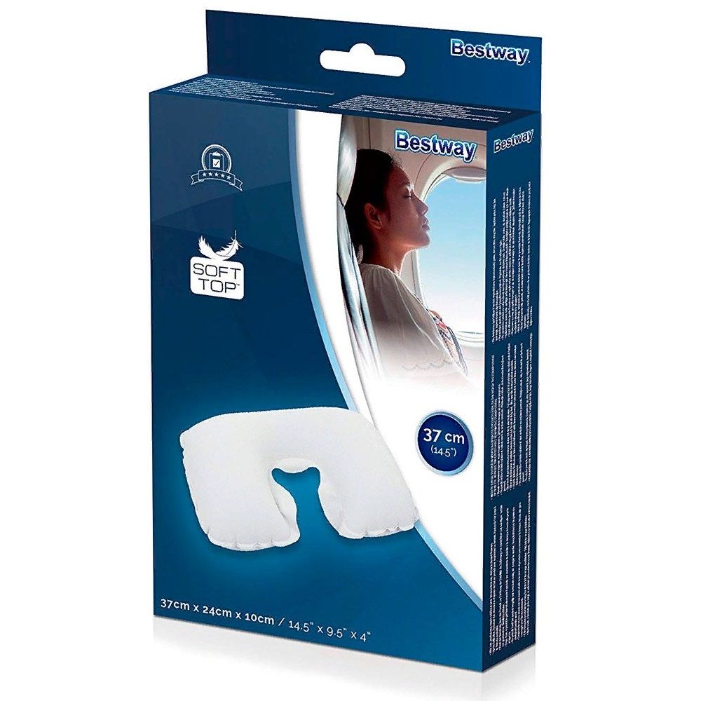 Подушка надувная для шеи 37х24х10 см Bestway Neck Rest 67006