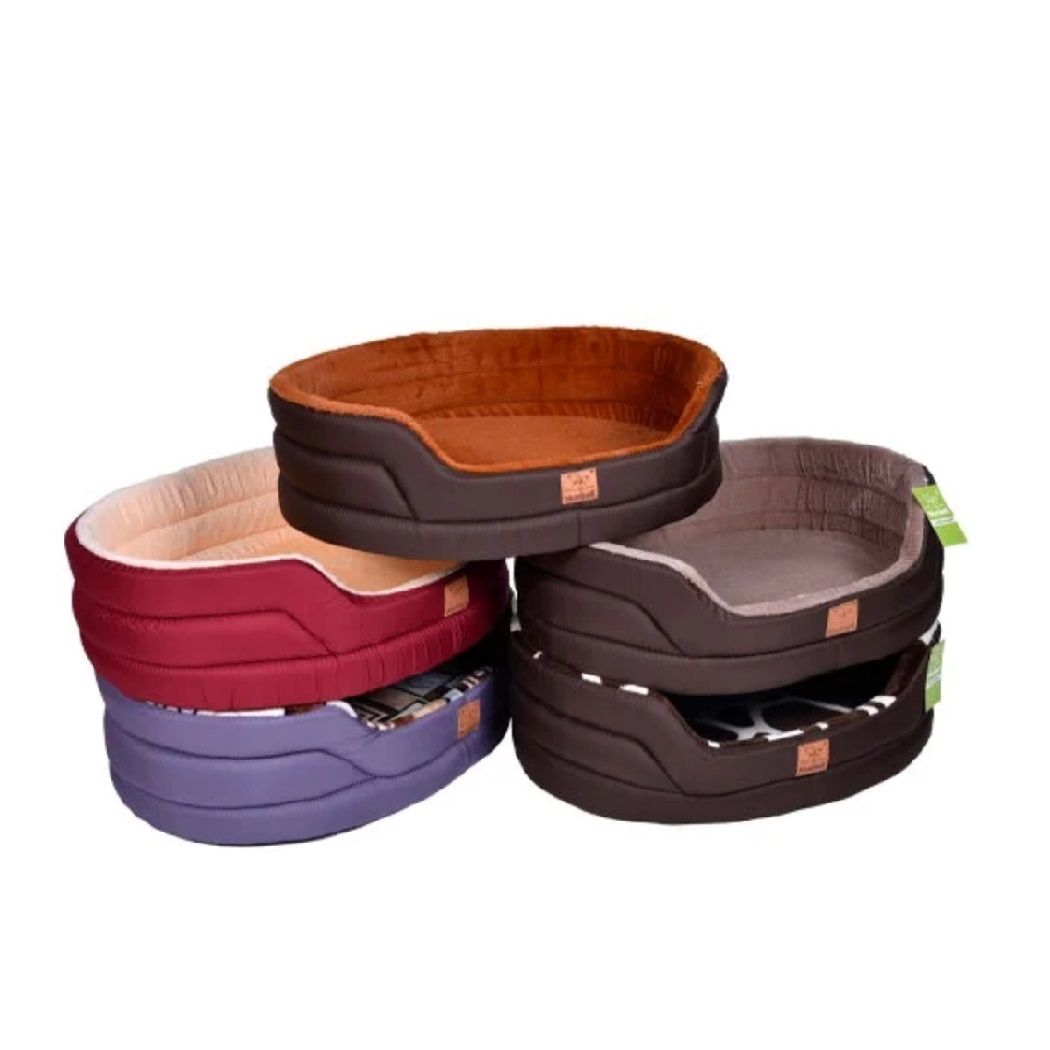 Лежак для животных Nunbell №4 с мехом 60х40х17 см 268462