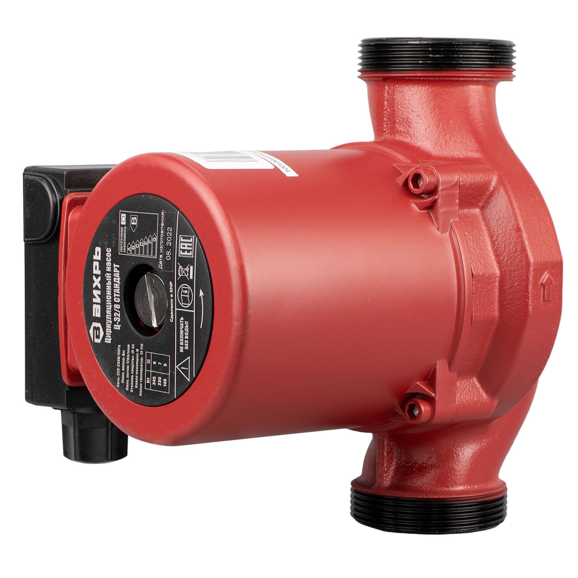 Насос циркуляционный Вихрь Ц-32/8 Стандарт 68/7/10 245Вт 180 мм