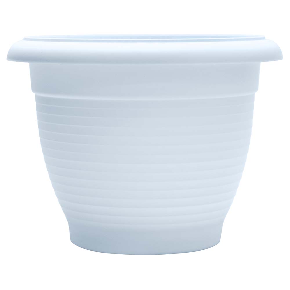 Горшок цветочный Терра белый 4 л