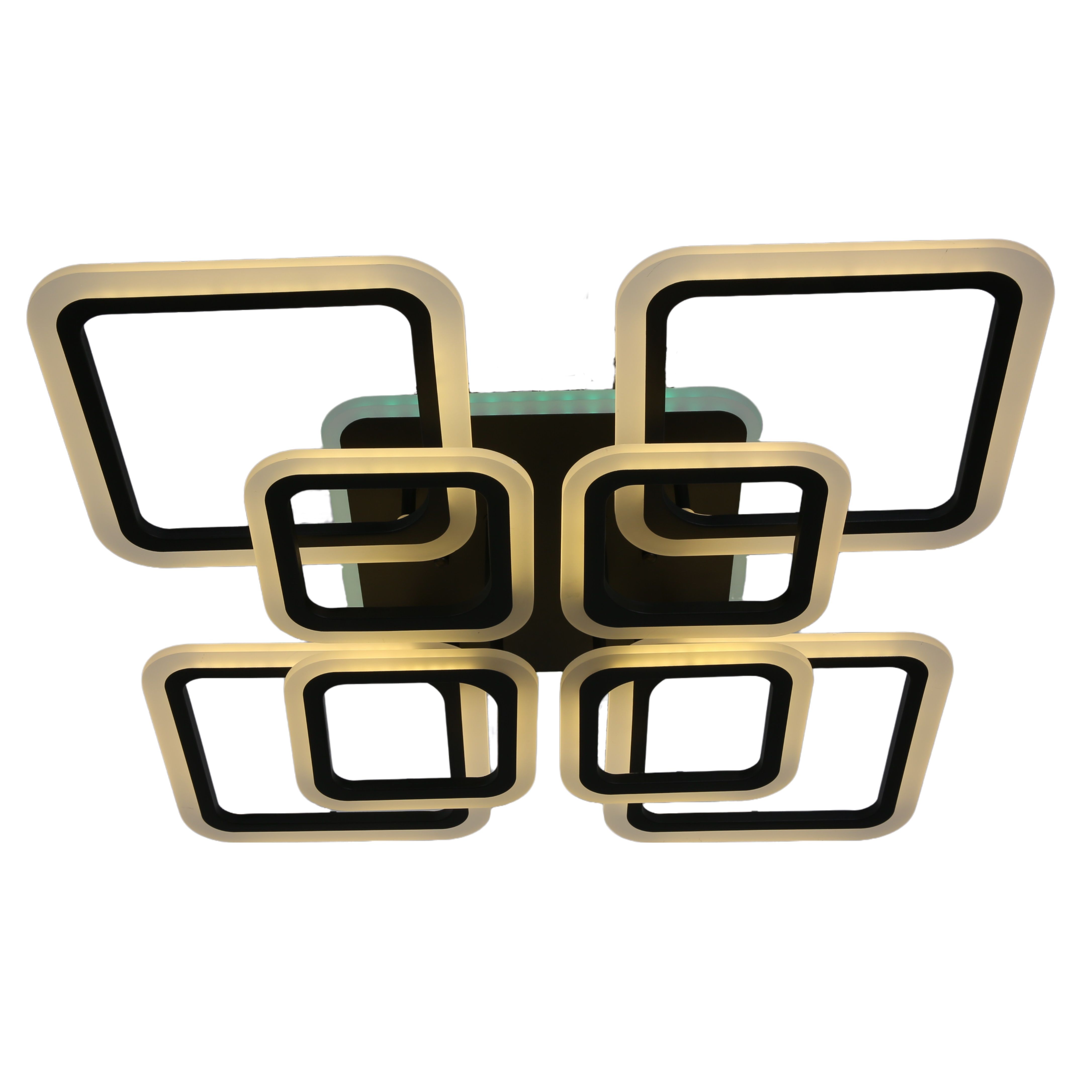 Светильник LED Decor Lite 5010 144Вт 3000-6000К 540х540 мм RGB подсветка с пультом ДУ черный