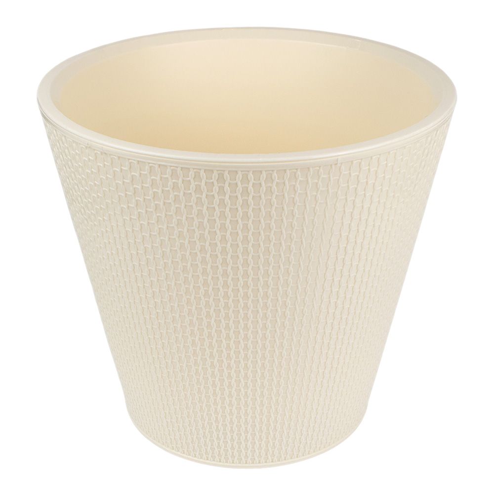 Горшок цветочный Velvet светло-бежевый 20 см 4 л