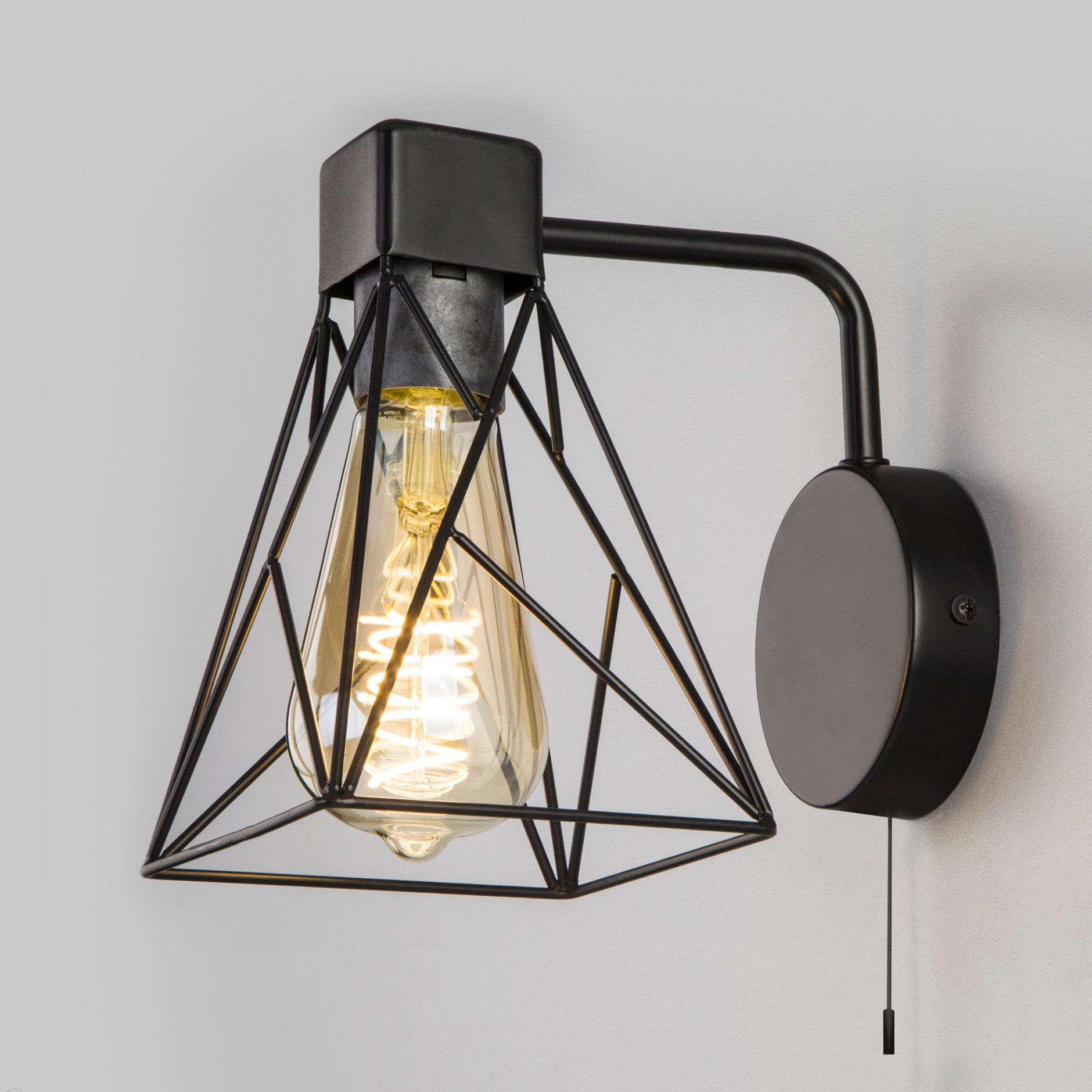 Светильник настенный 1 ламп IP20 70107/1 черный