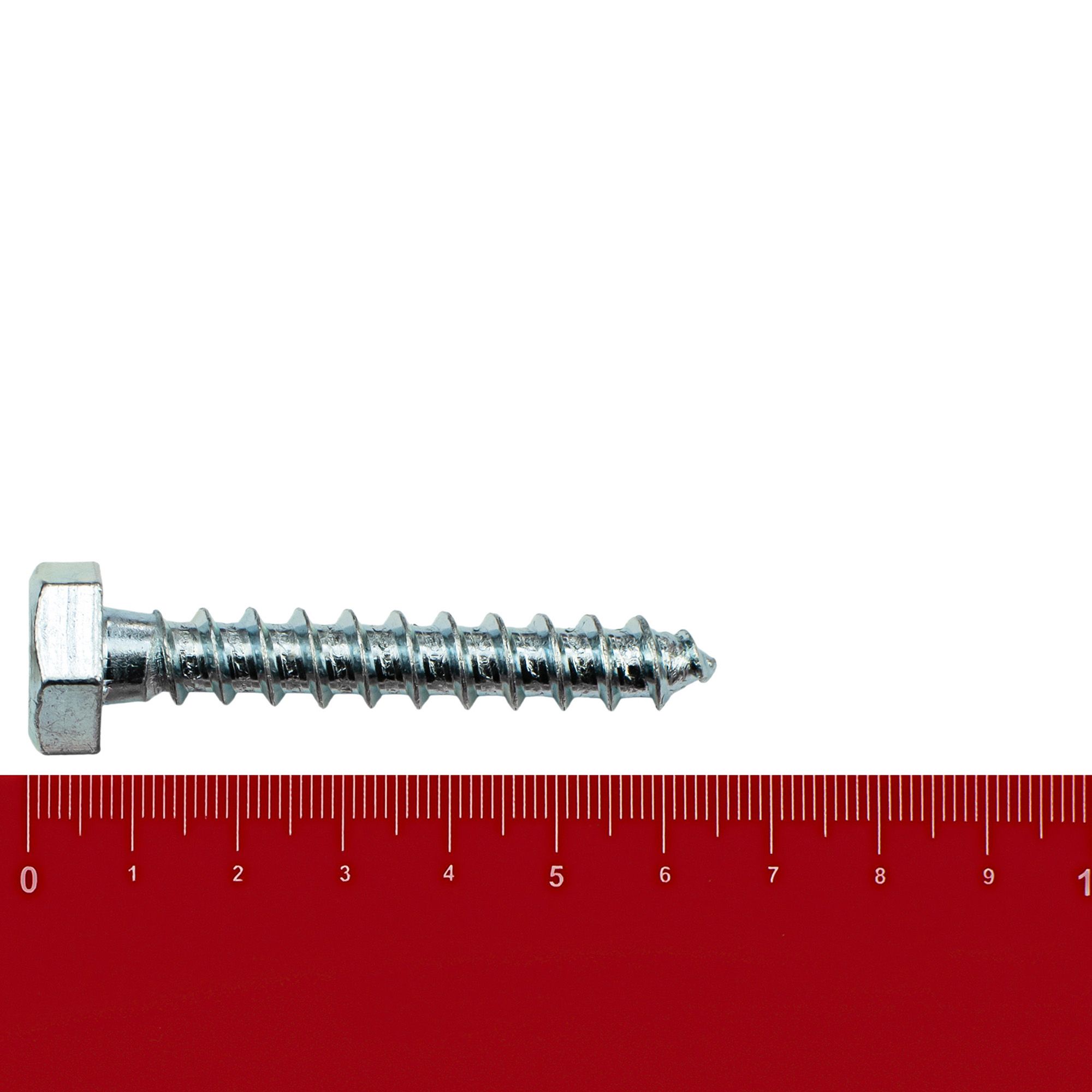 Шуруп-глухарь с шестигранной головкой 10х60 мм вес