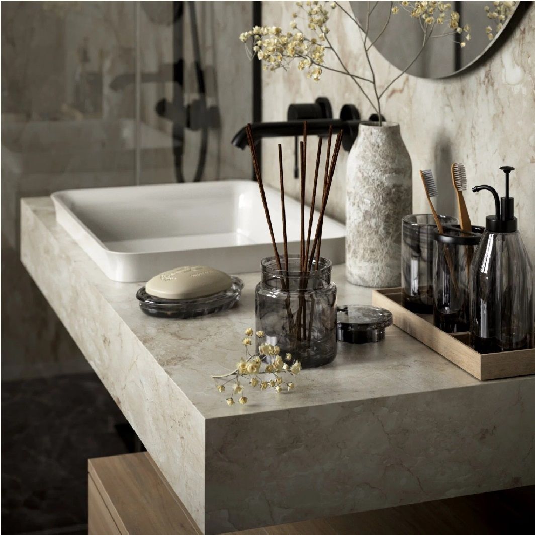 Баночка для ватных дисков Shade дымчатая