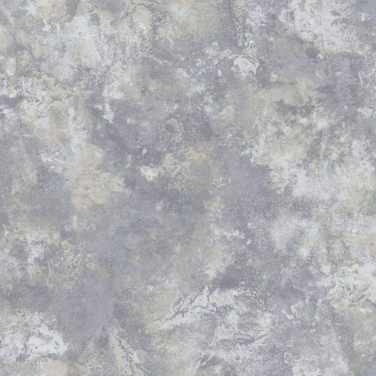 Обои Erismann Lava 60634-07 серые, золотые штукатурка 1,06х10,05 м