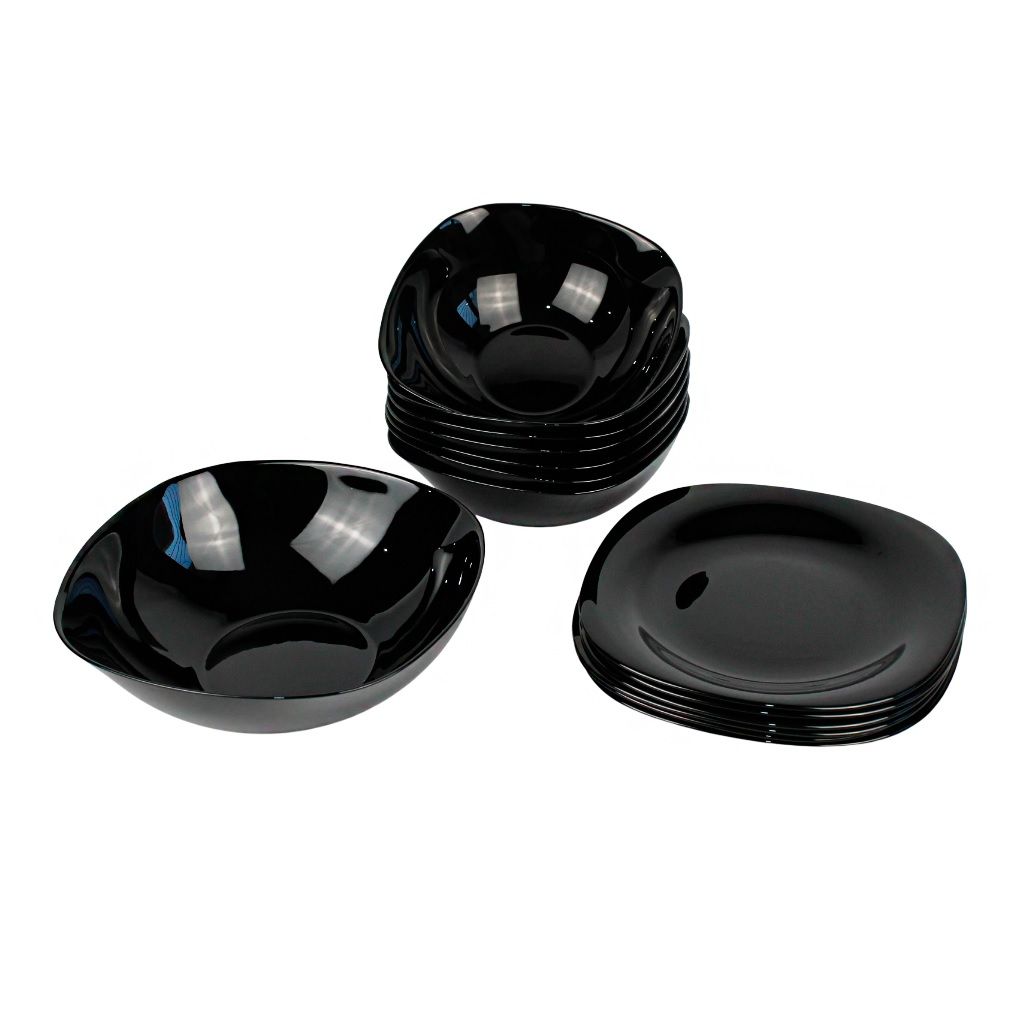 Набор столовый 6 персон 13 предметов черный 100ч-13гк