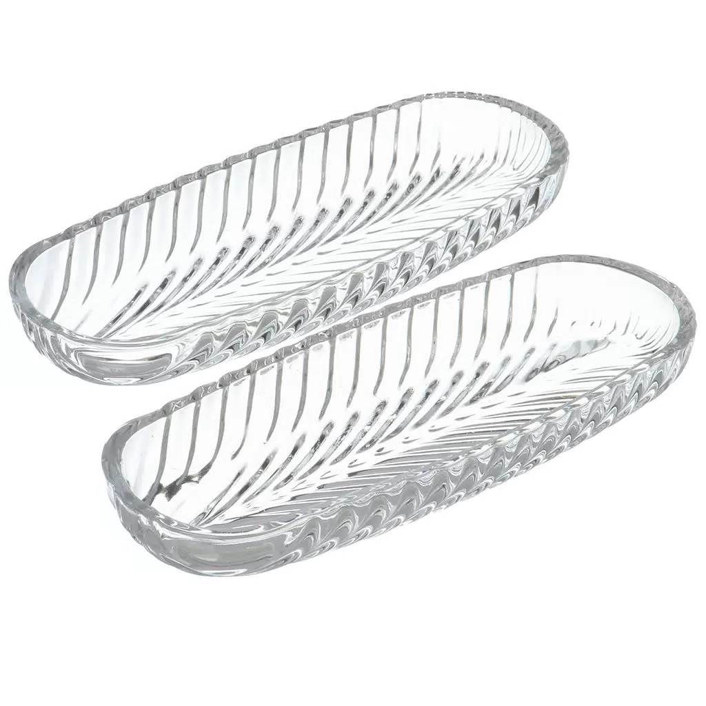 Набор блюд сервировочных Santa 19х8х5 см  2 шт PL1256GCL