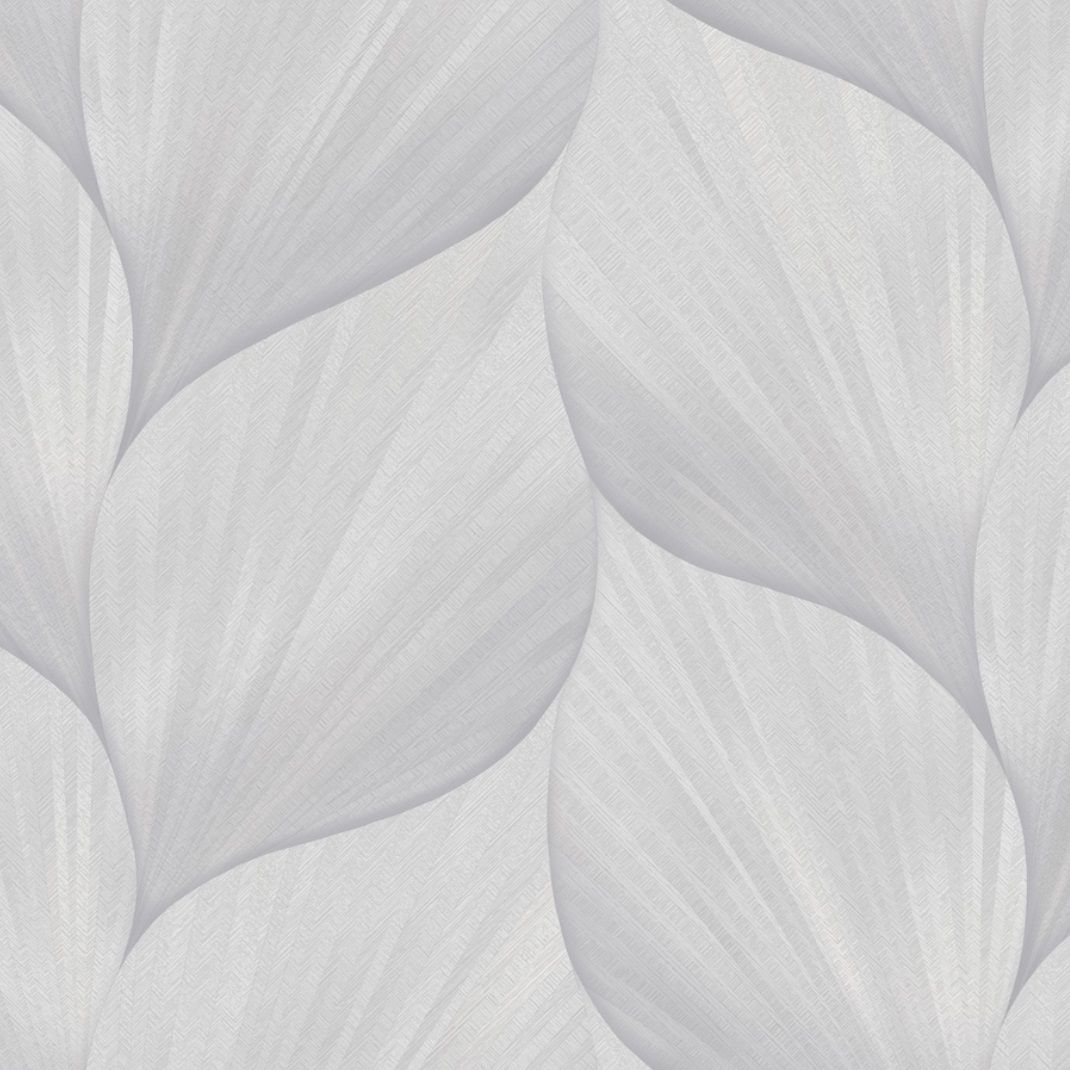 Обои Industry Montana 8945-27 серебристые листья 1,06х10,05 м