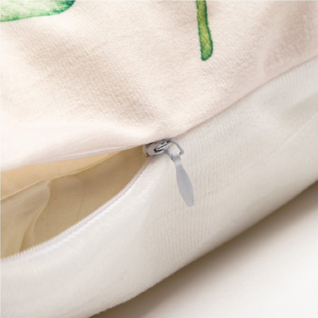 Подушка декоративная Этель Green leaf 40х40 см бежевый