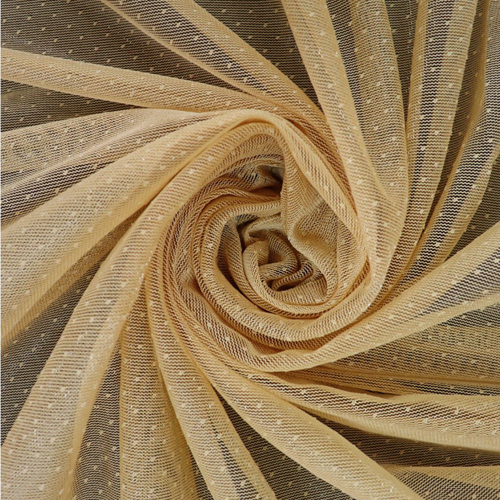 Ткань для штор Тюль сетка HX M TKS01-el/280K Set желтая