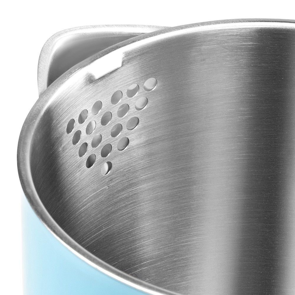 Чайник электрический Galaxy GL 0330 2000 Вт 1,7л скрытый нагревательный элемент голубой