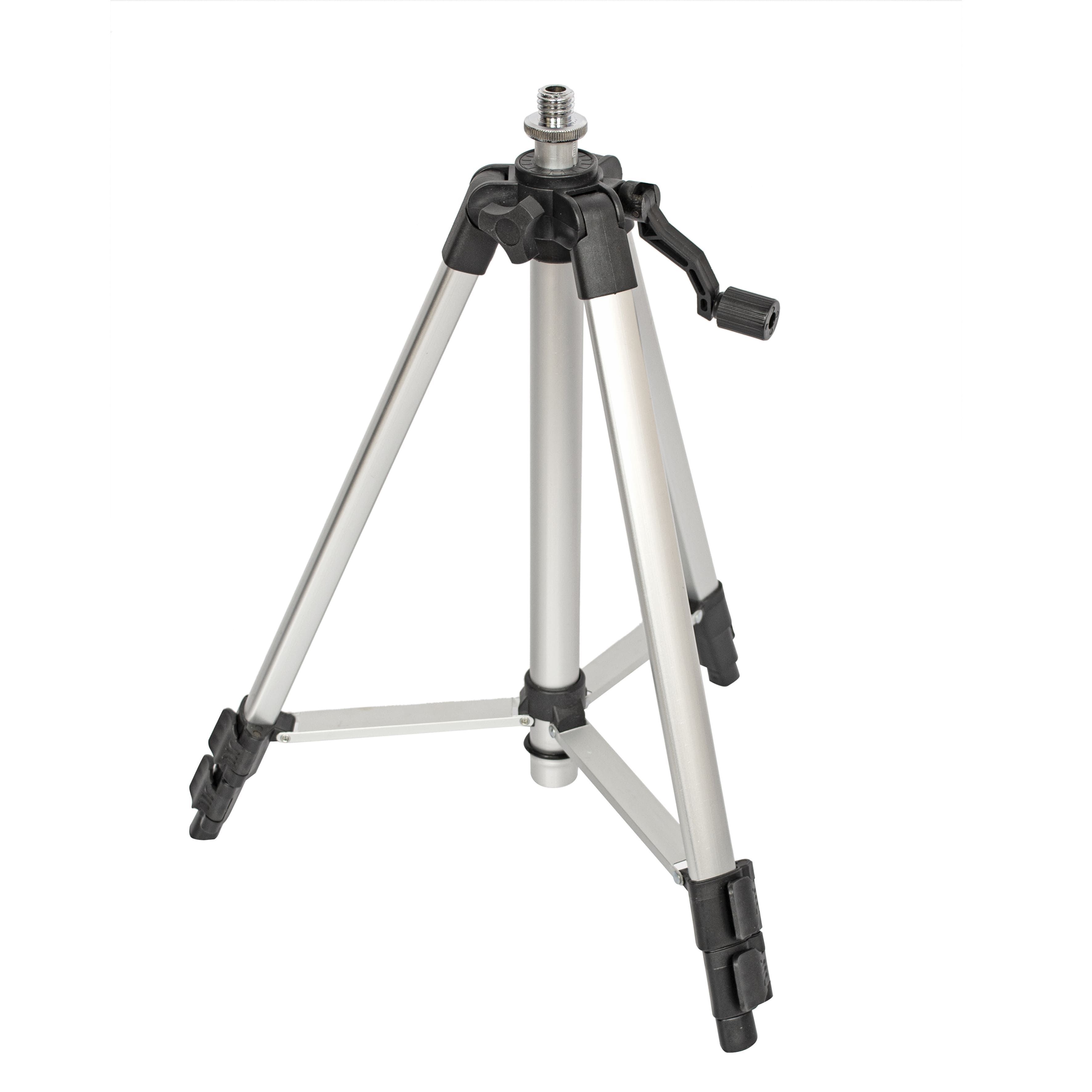 Уровень лазерный самовыравнивающийся со штативом 126 см 2 красных луча дальность 10 м 95-2-281